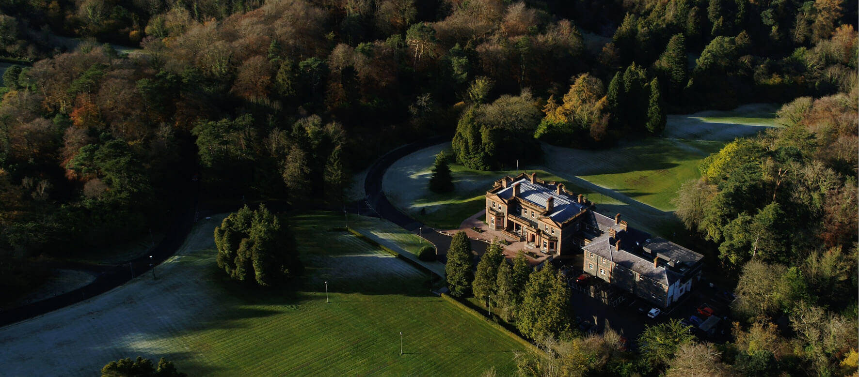 Aerial photograph Cultra Manor